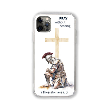 1 Thessalonians 5:17 Christian Prayer Warrior Phone Case